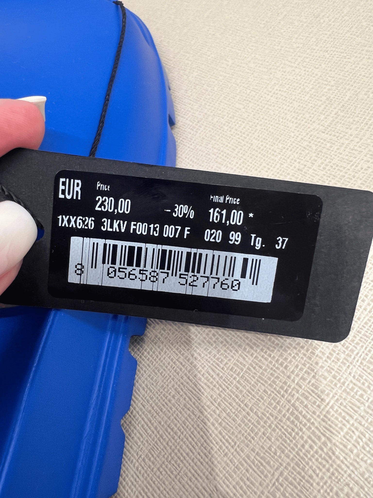 Prada Damskie klapki niebieskie 3LKVPrada