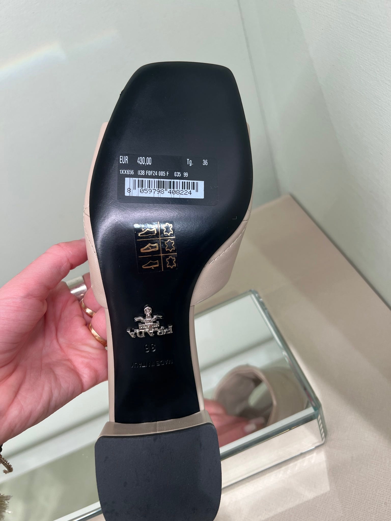 Prada Damskie obuwie 38 F0F24Prada