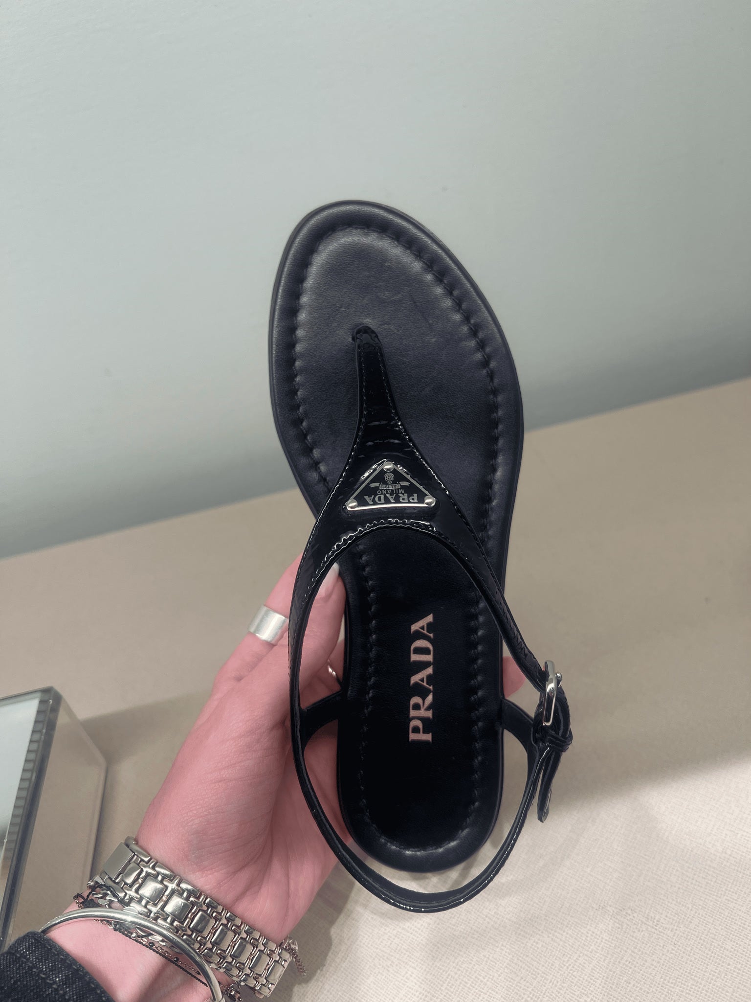 Prada damskie obuwie czarne 1Y656IPrada