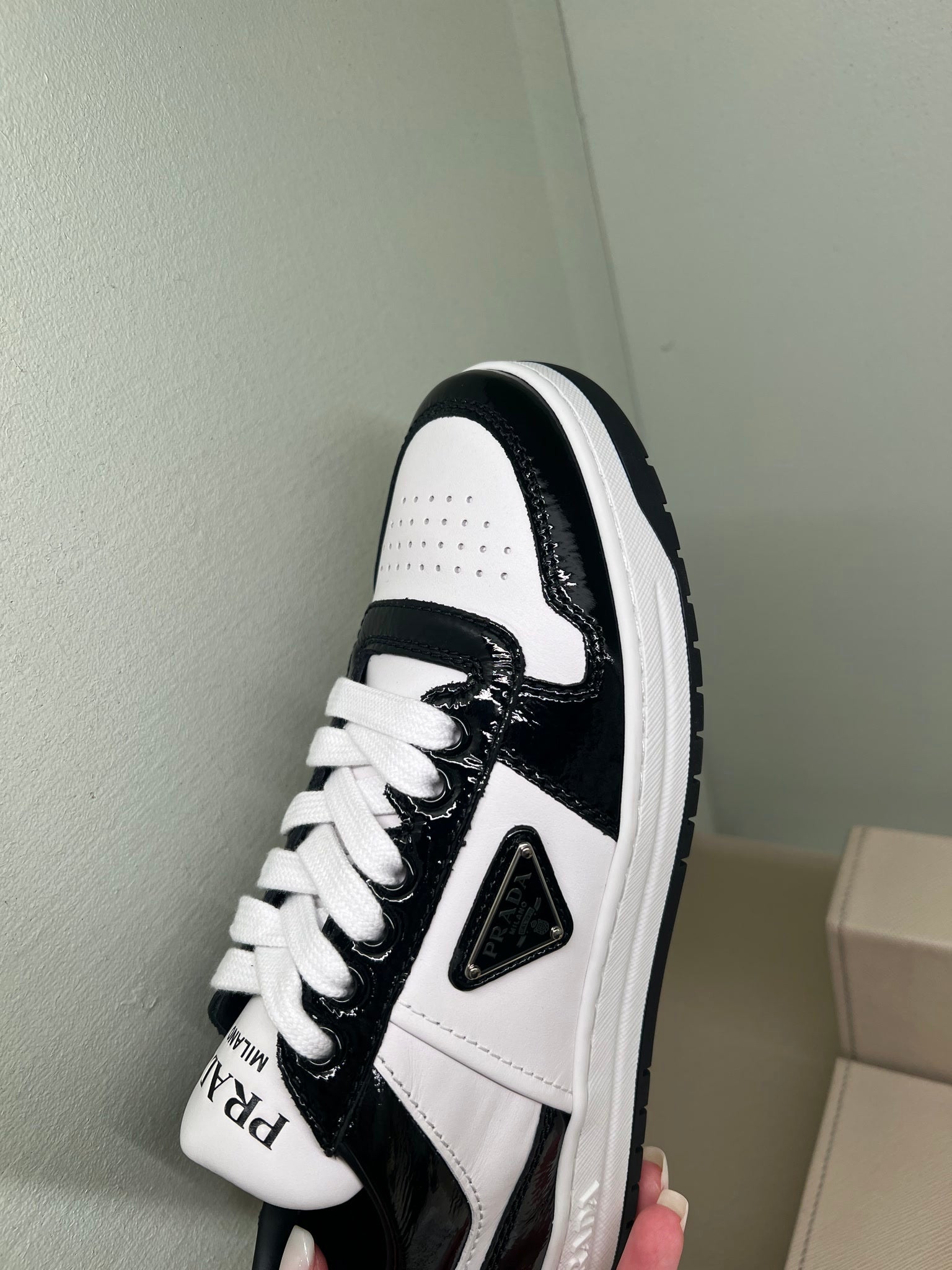 Prada Damskie sneakersy 3LQB F0964 006 FPrada
