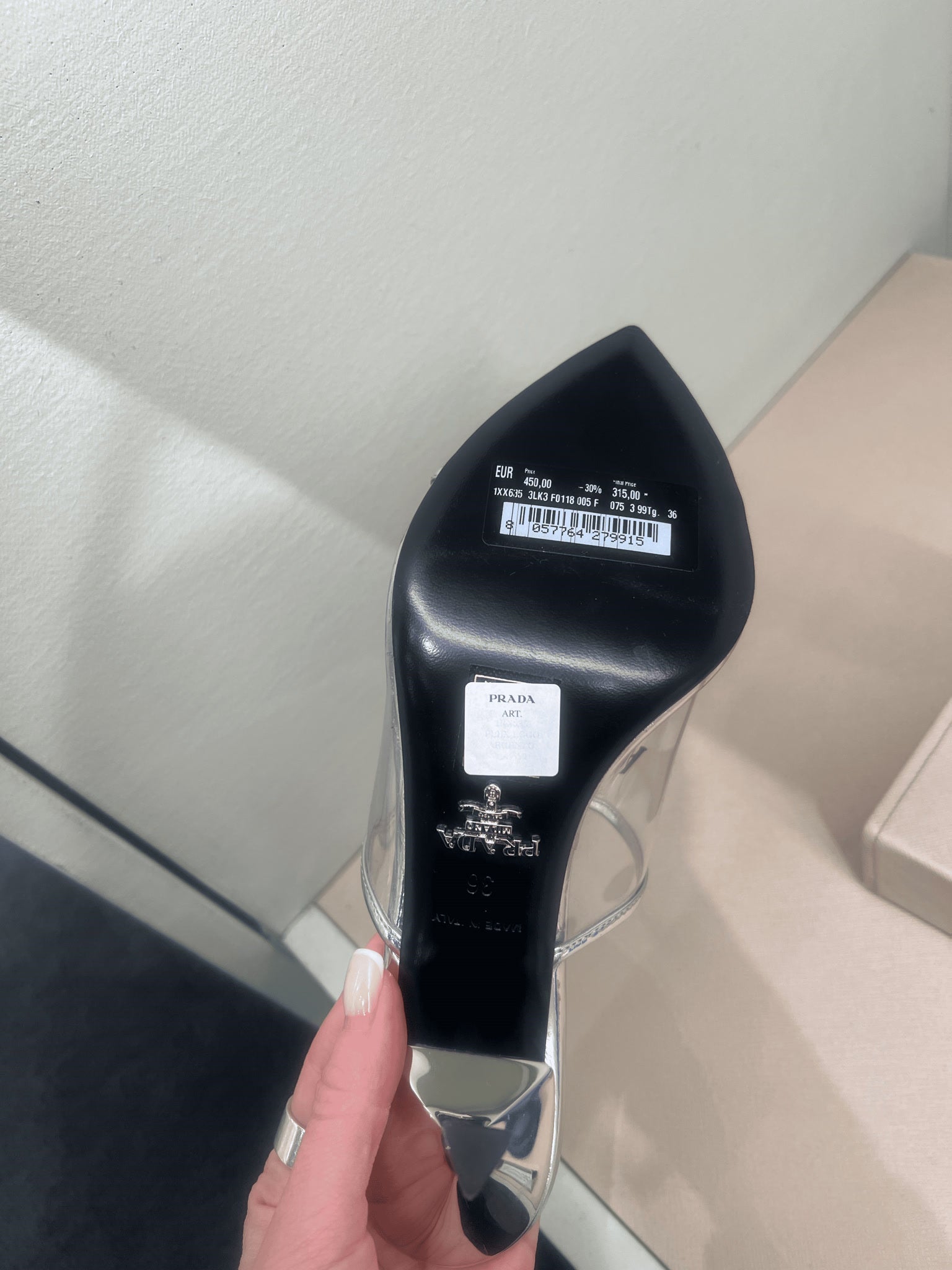 Prada Damskie Szpilki 3LK3 F0118 005 FPrada