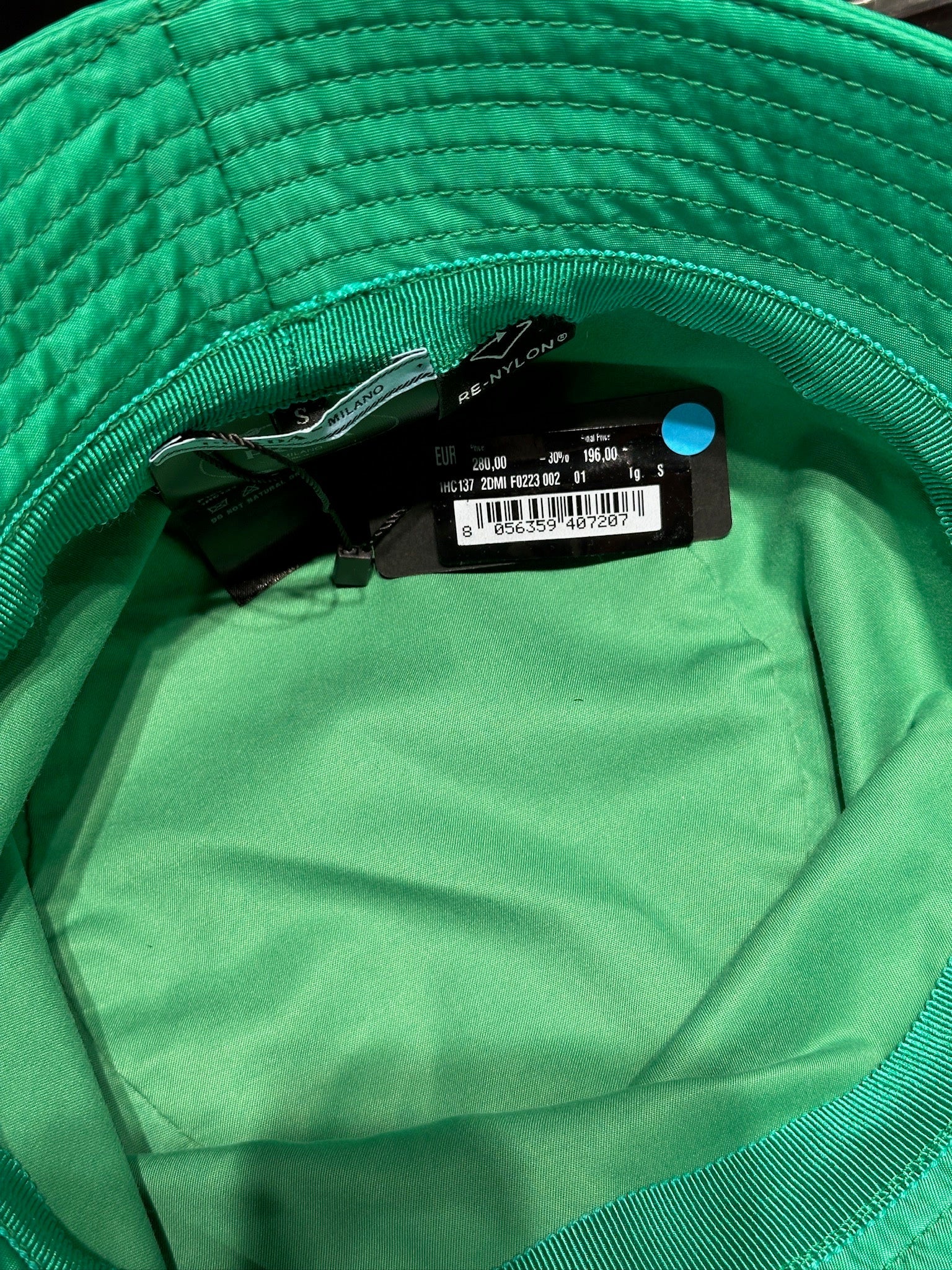 Prada Green Bucket HatPrada