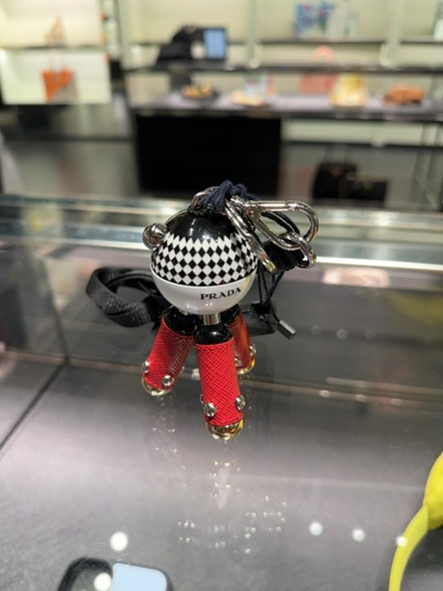 Prada keychainPrada