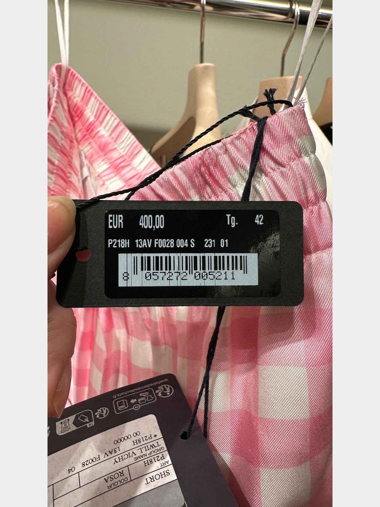 Prada pink shortsPrada