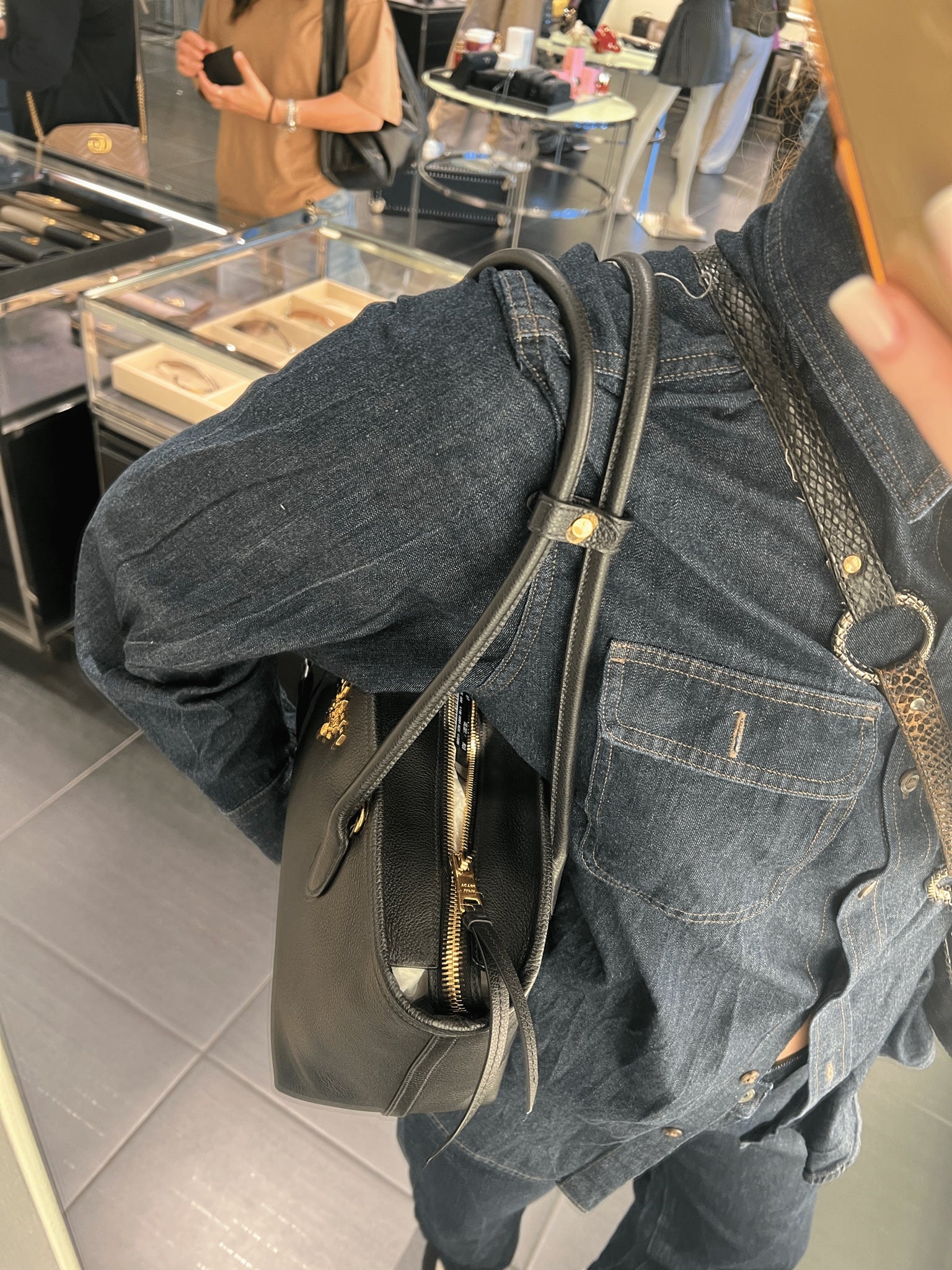 Prada torba damska skórzana 1BC051Prada