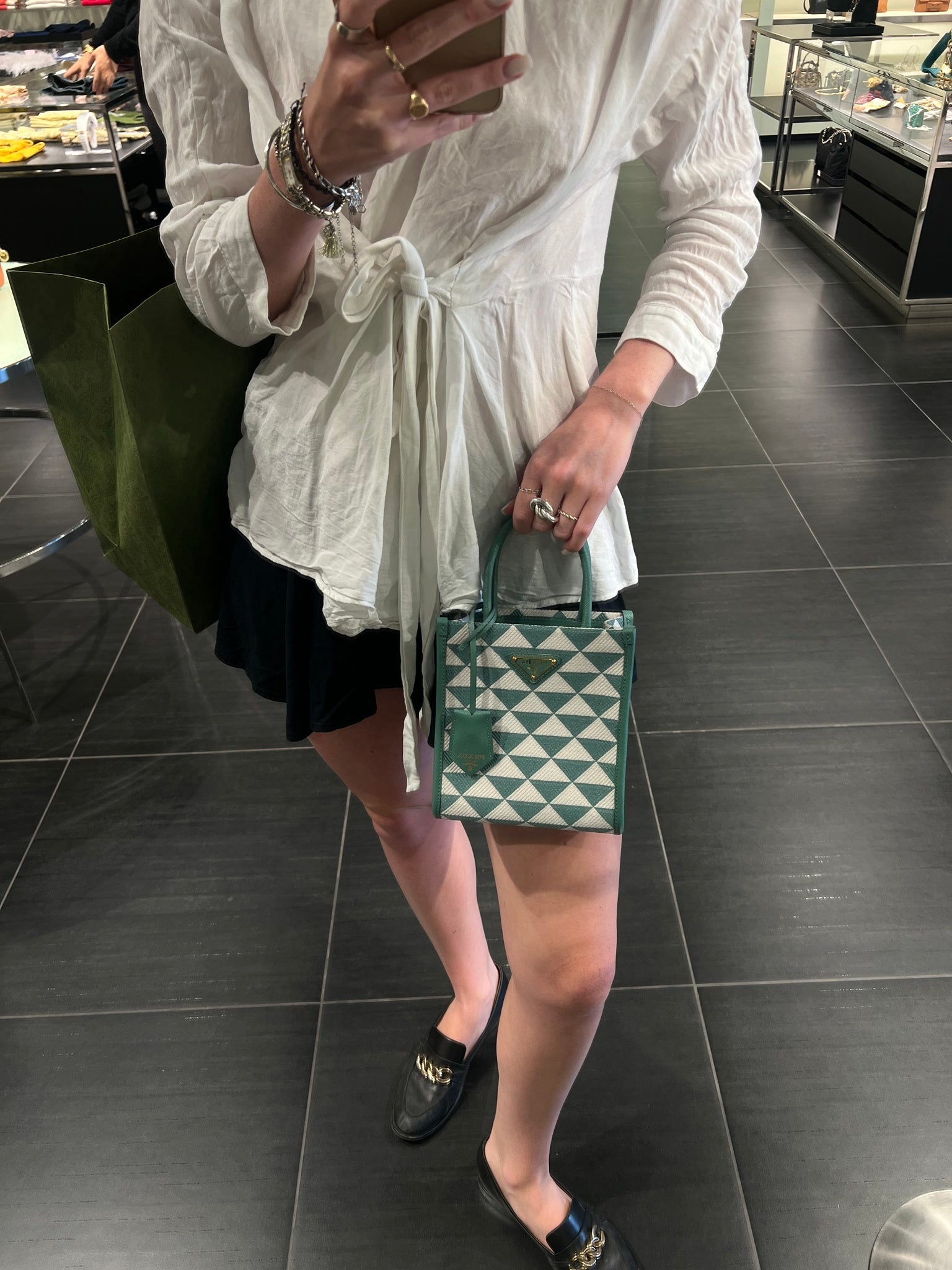 Prada Torebka Damska Zielona 2FKL F03LQPrada