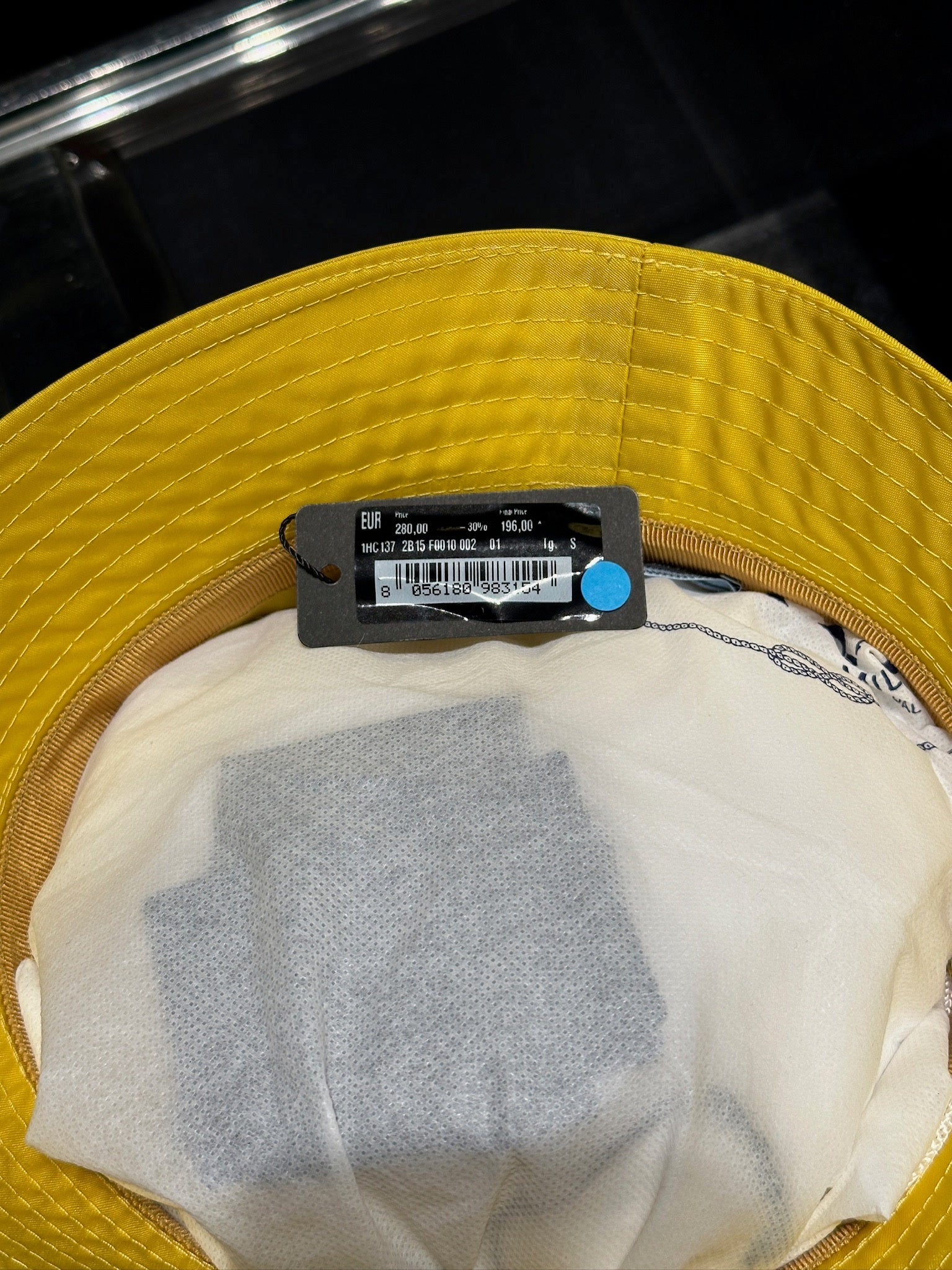 Prada Yellow Bucket HatPrada