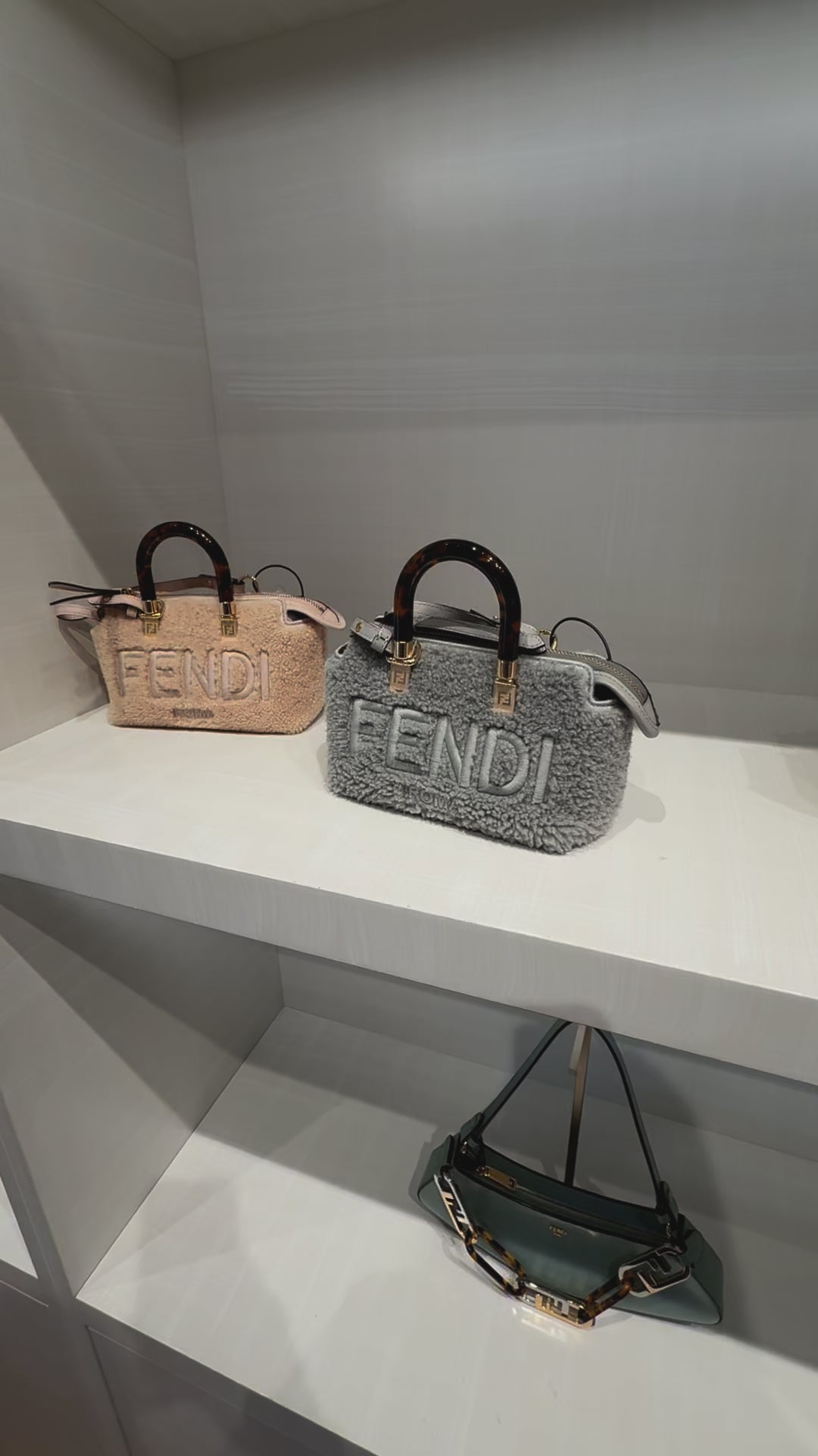 MINI BAG BY THE WAY LAMB FUR