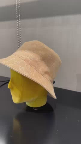 HAT W IBERIDE BOB SUMMER DENIM GG BEIGE