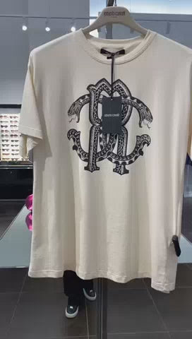 Roberto Cavalli T-shirt Damska brak opisu SKT61A-JD062