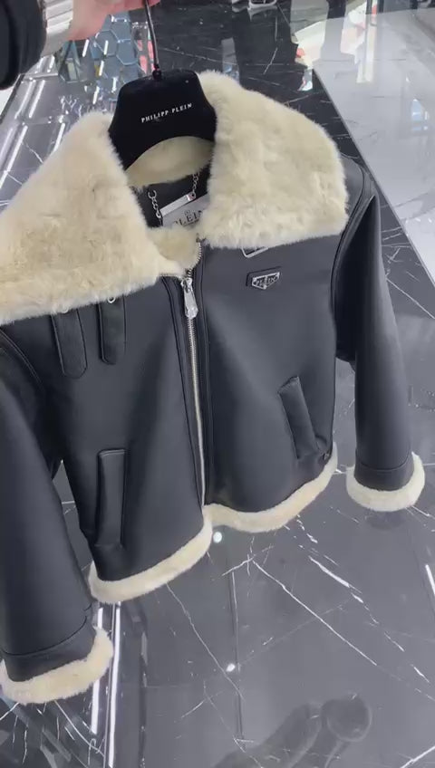 Fur Aviator Coat