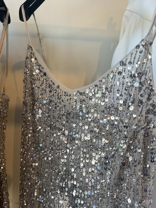 Elisabetta Franchi Damska sukienka cekinowa Perla