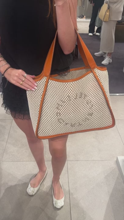 Stella McCartney Damska torba Tote Eco Rope Mesh