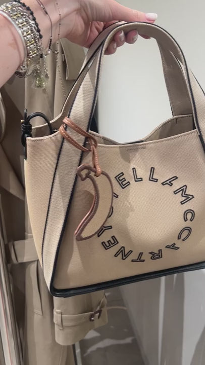 Stella McCartney Damska torebka ekologiczna z haftem