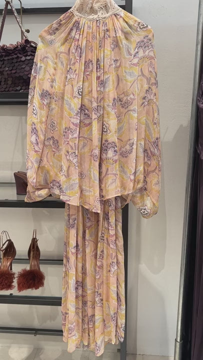 ZIMMERMANN Sukienka Damska Citrine Eden Illustration Lace Edge Dress 0890DF241