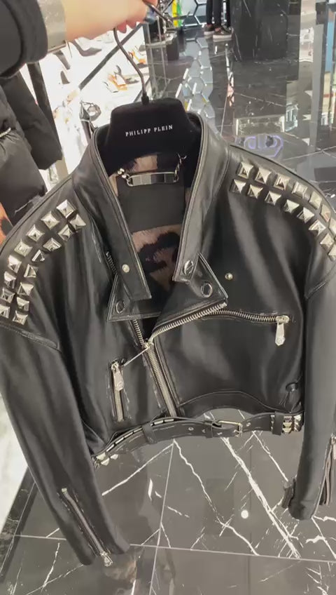 3P LEATHER JACKET STUDS