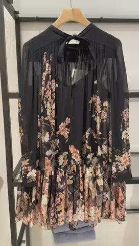 Natura Lantern Mini Dress