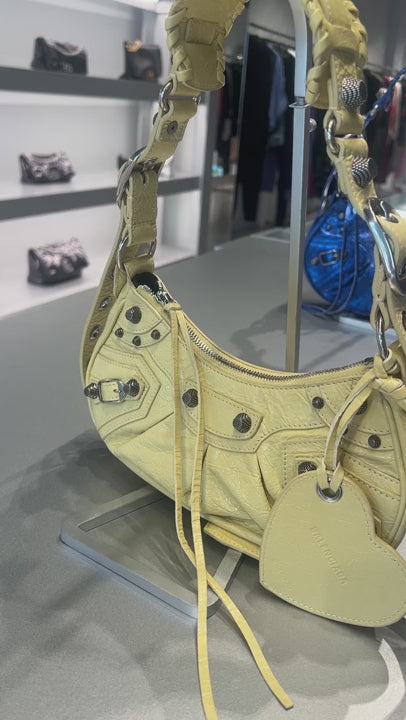 Balenciaga Damska torebka na ramię Butter Yellow