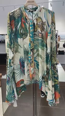 Roberto Cavalli koszula damska Multicolor SKT708 7HI88