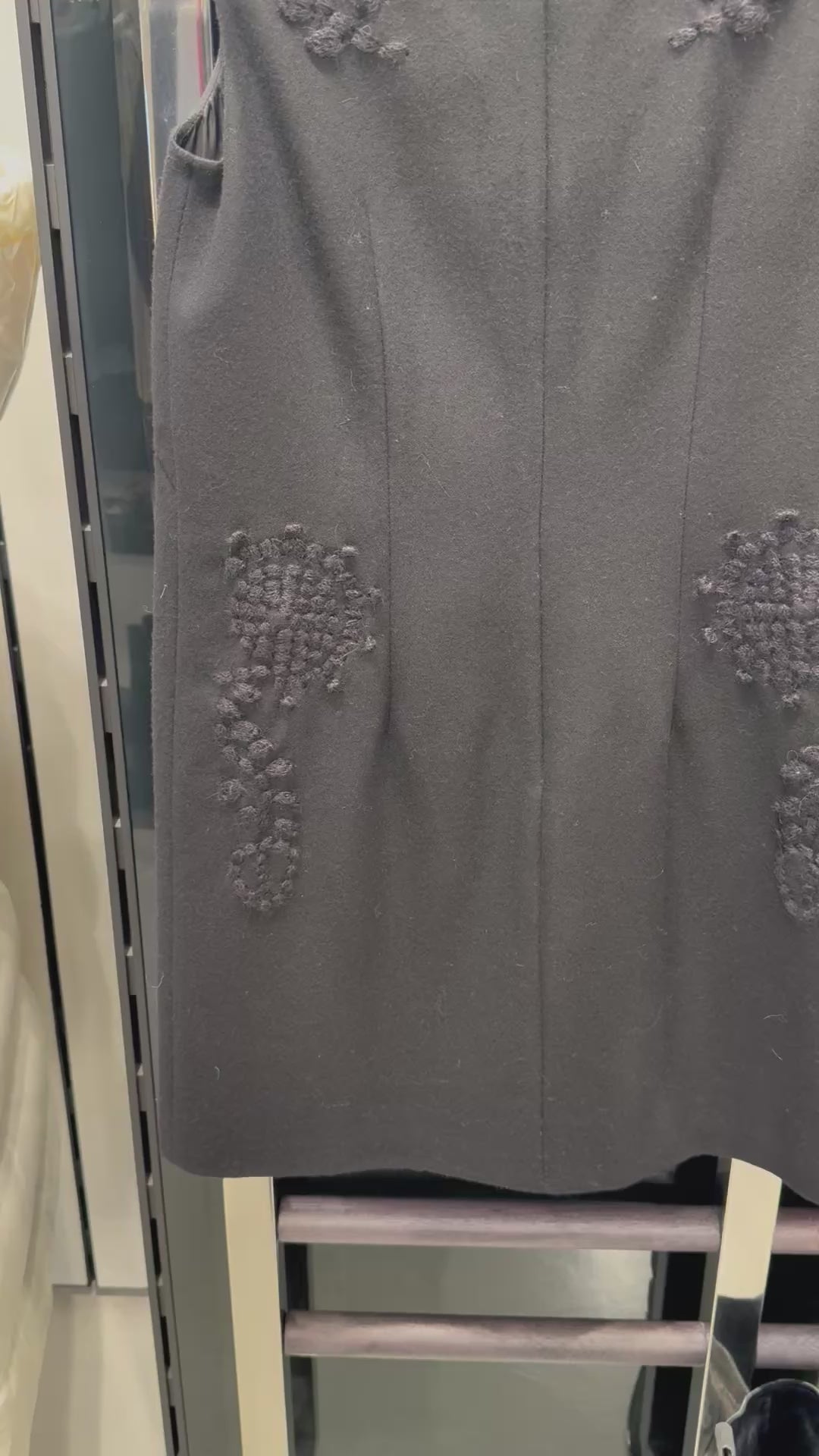 Black Embroidered Dress
