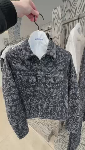 Vintage Black White Tattoo Regular Jkt