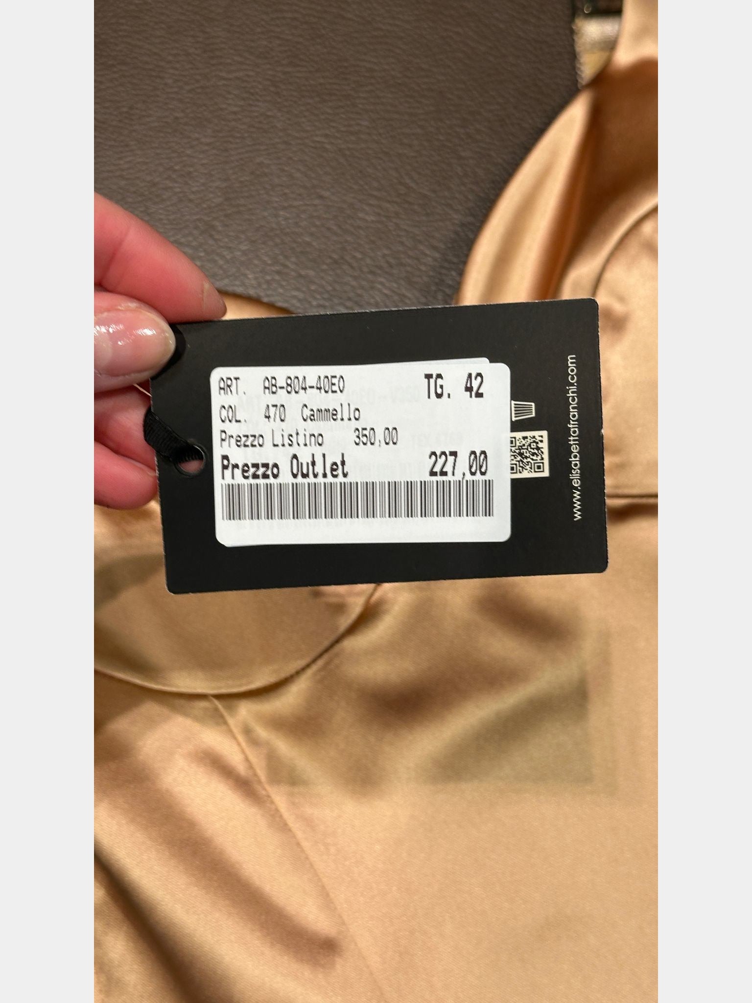 Robe fourreau mi - mollet avec bonnetsElisabetta Franchi