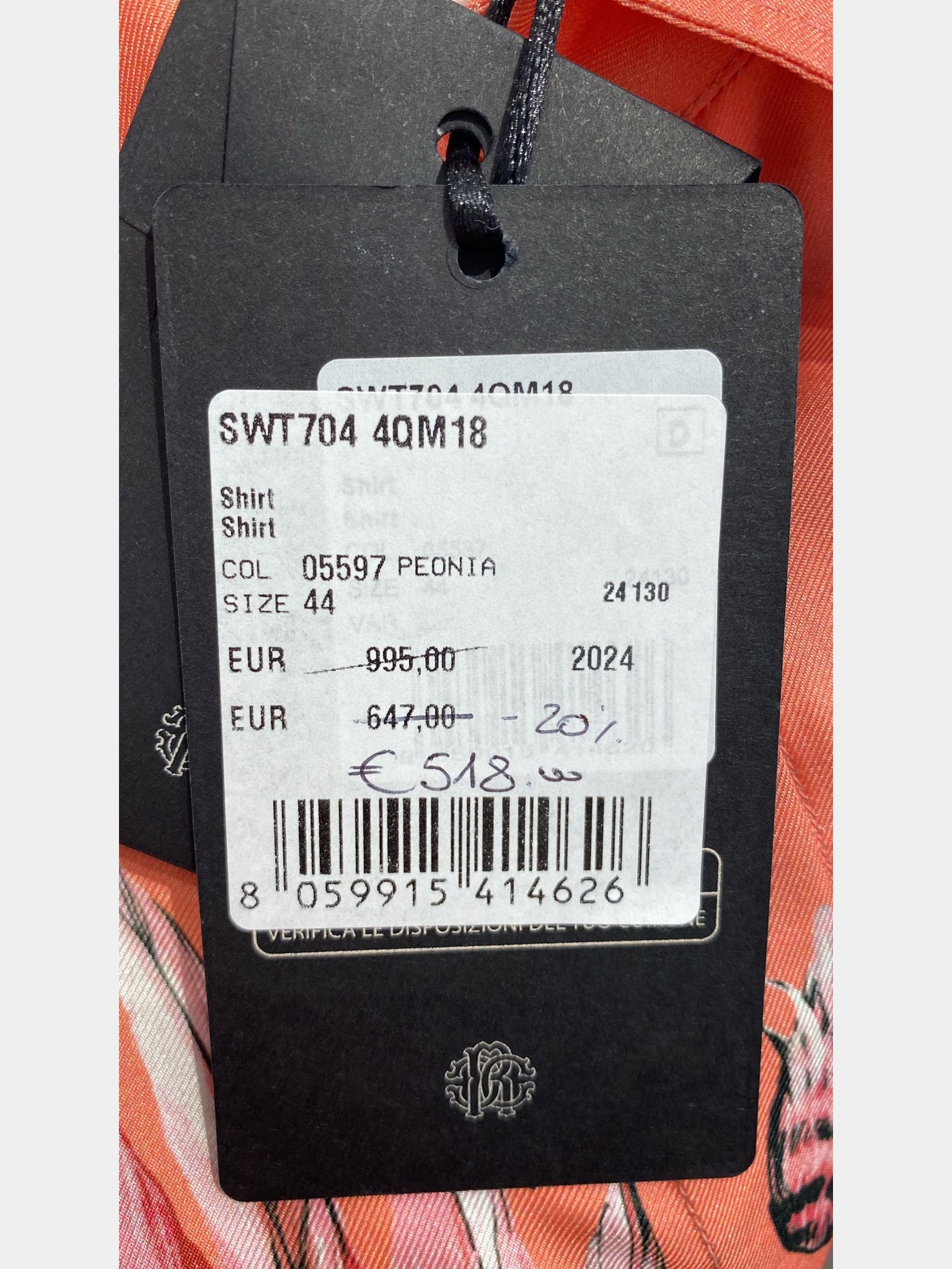 Roberto Cavalli Bird Patchwork print shirtRoberto Cavalli