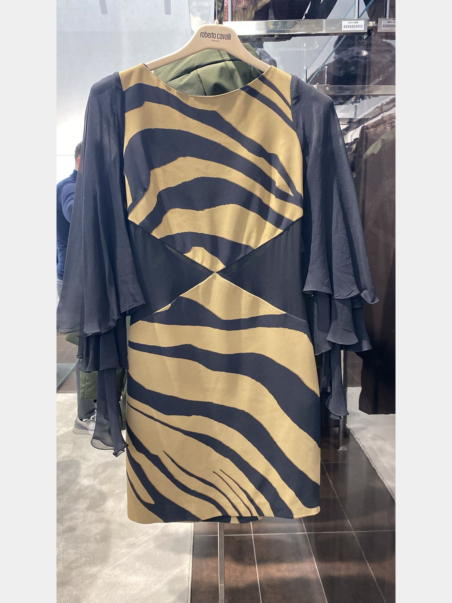 Roberto Cavalli Camel/Black DressRoberto Cavalli