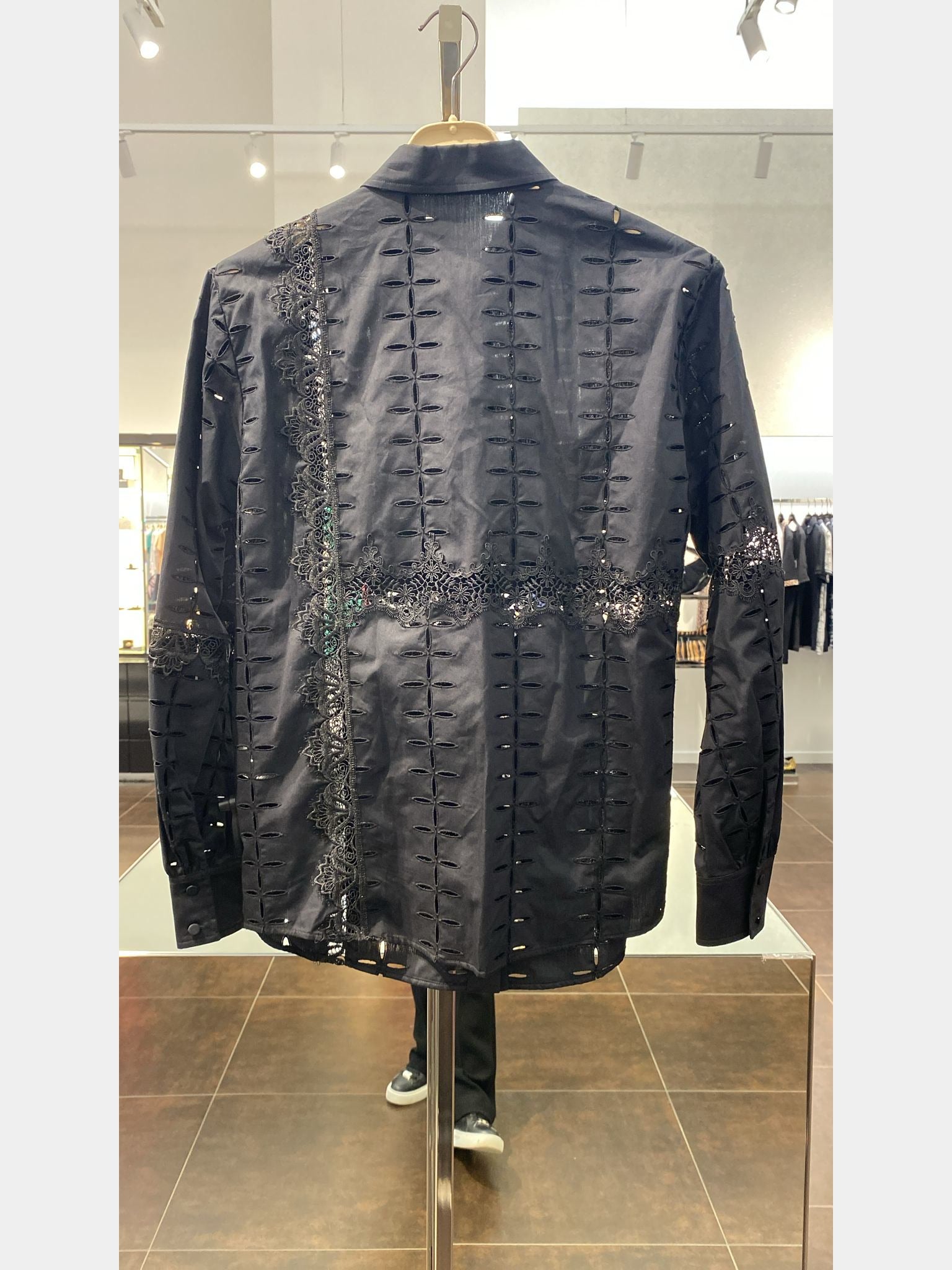 Roberto Cavalli damska koszula czarna QKT701 - CH030Roberto Cavalli