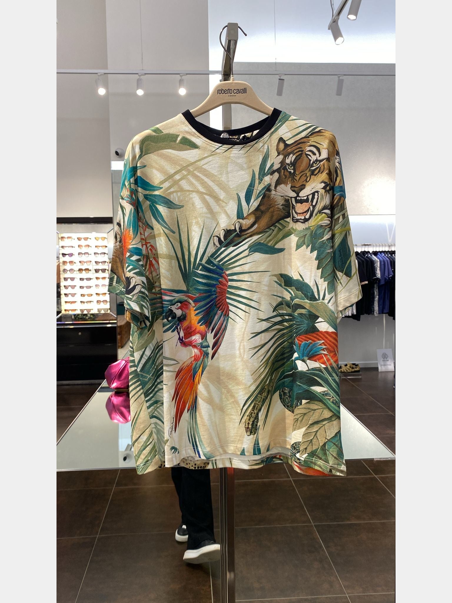 Roberto Cavalli damska multicolor koszulka SKT62B 3PI88Roberto Cavalli
