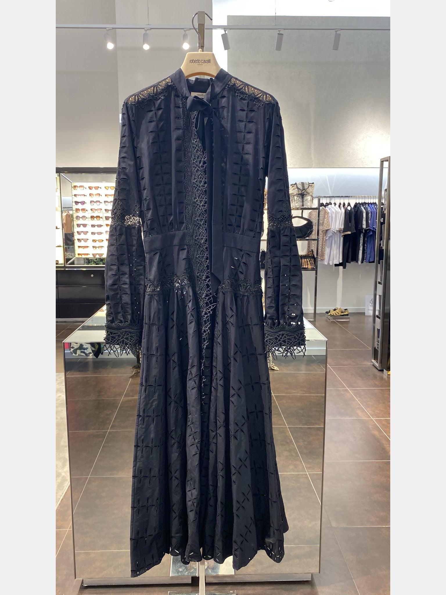 Roberto Cavalli Damska Sukienka Czarna QKT136 - CH030Roberto Cavalli