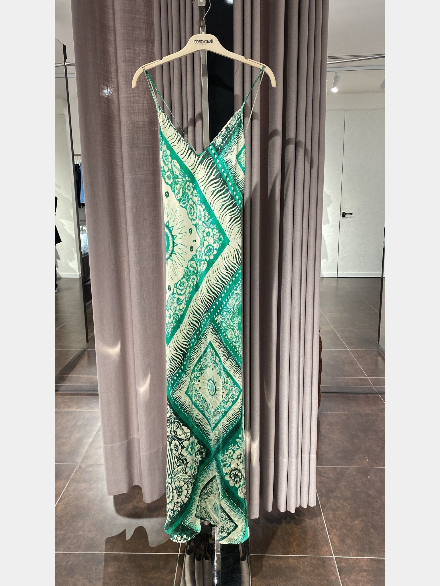 Roberto Cavalli Dress Damska ZielonaRoberto Cavalli