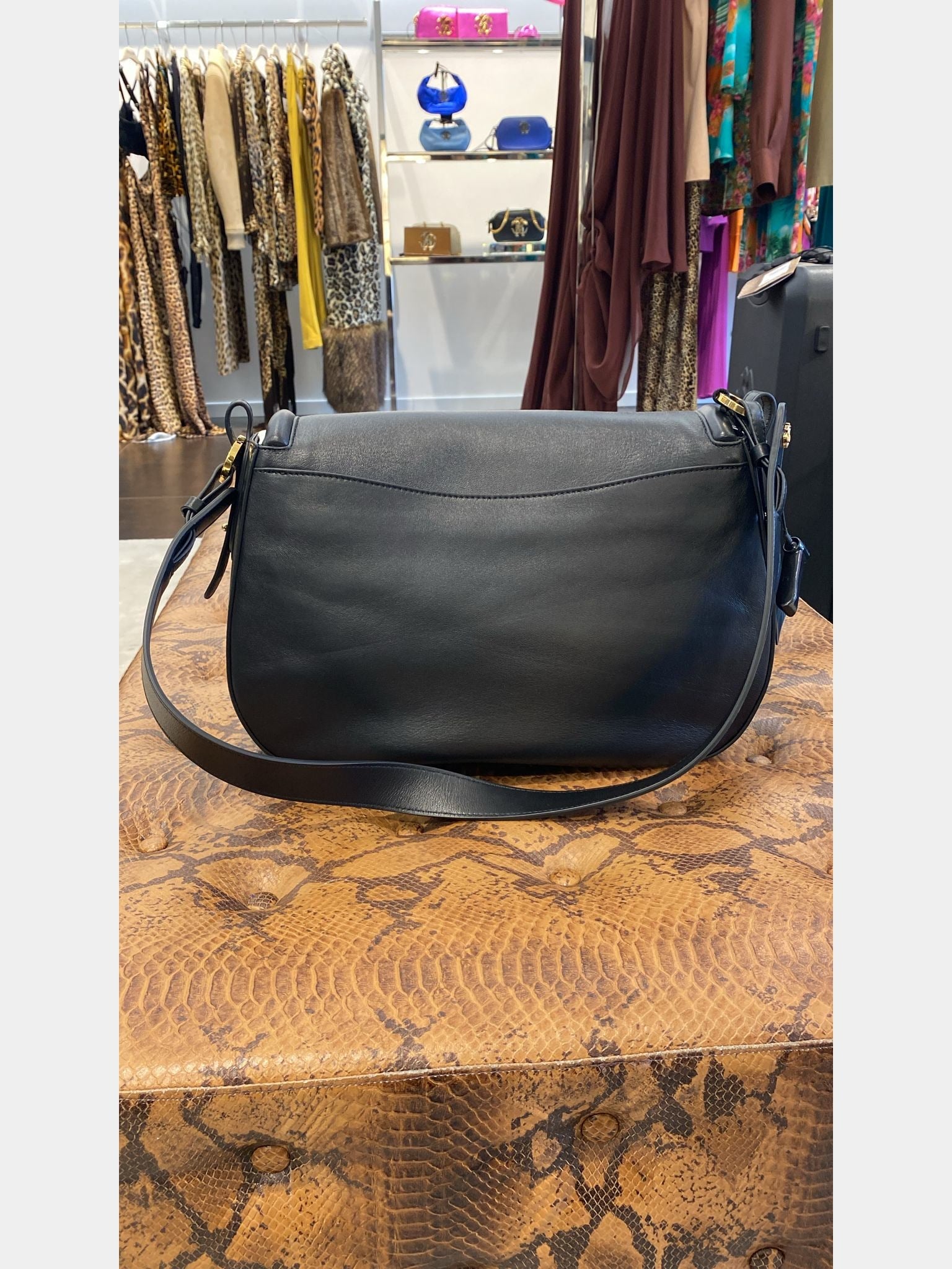 Roberto Cavalli Fang Shoulder BagRoberto Cavalli