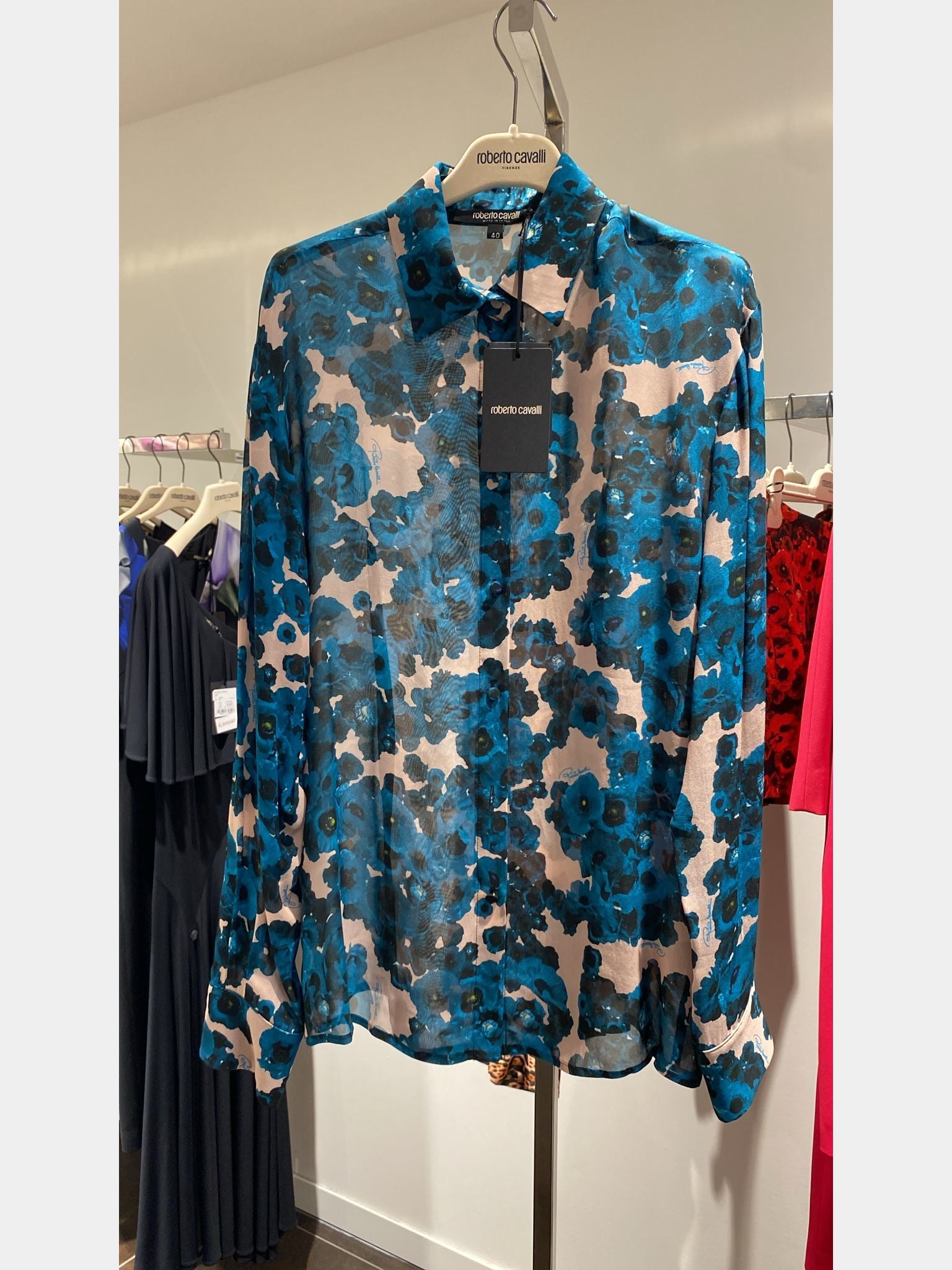 Roberto Cavalli Floral ShirtRoberto Cavalli