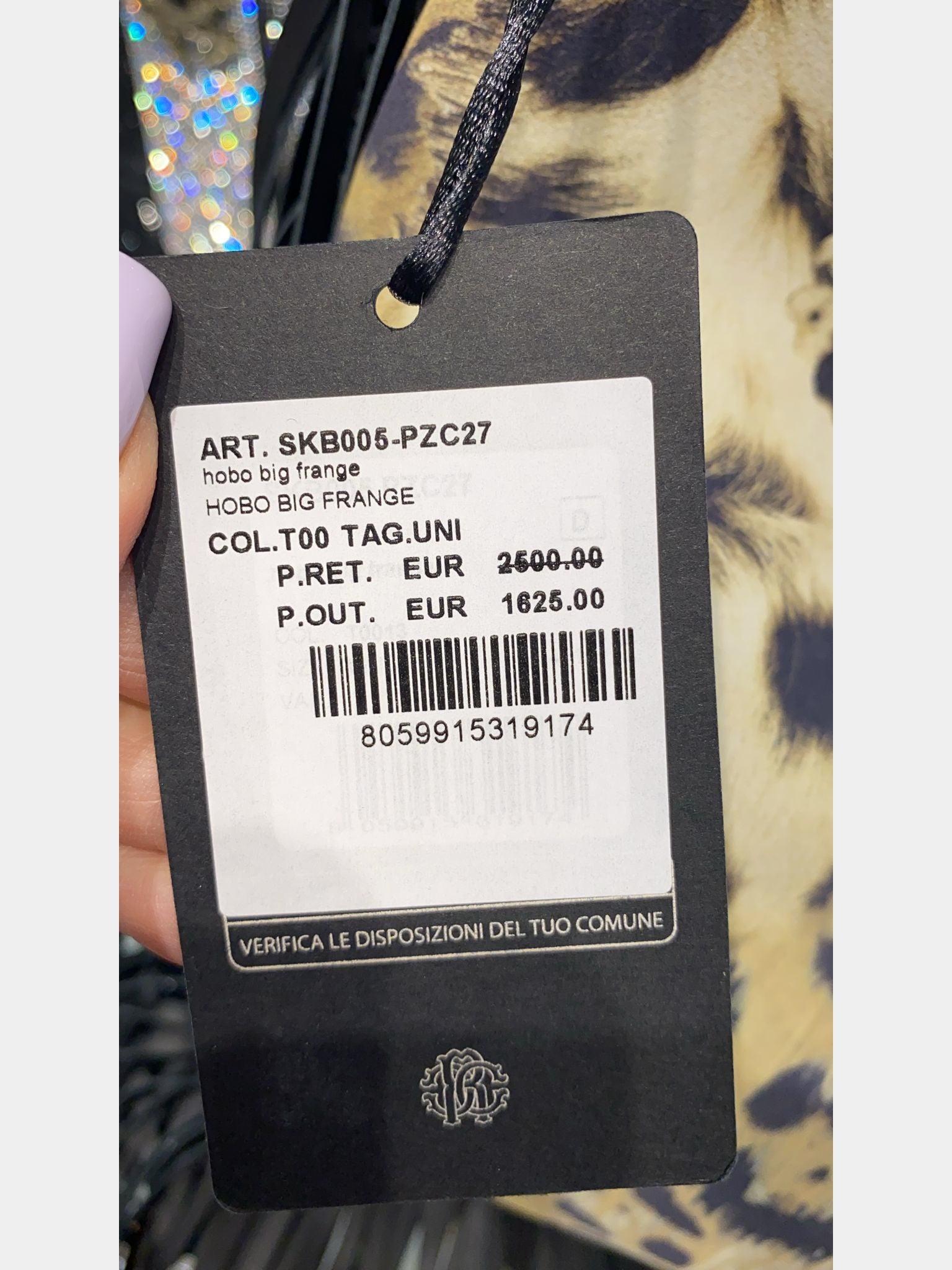 Roberto Cavalli Hobo Big FrangeRoberto Cavalli