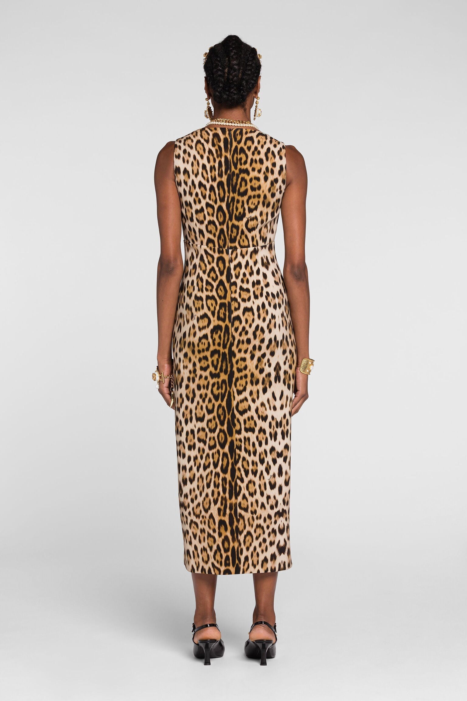 Roberto Cavalli Leopard Print DressRoberto Cavalli