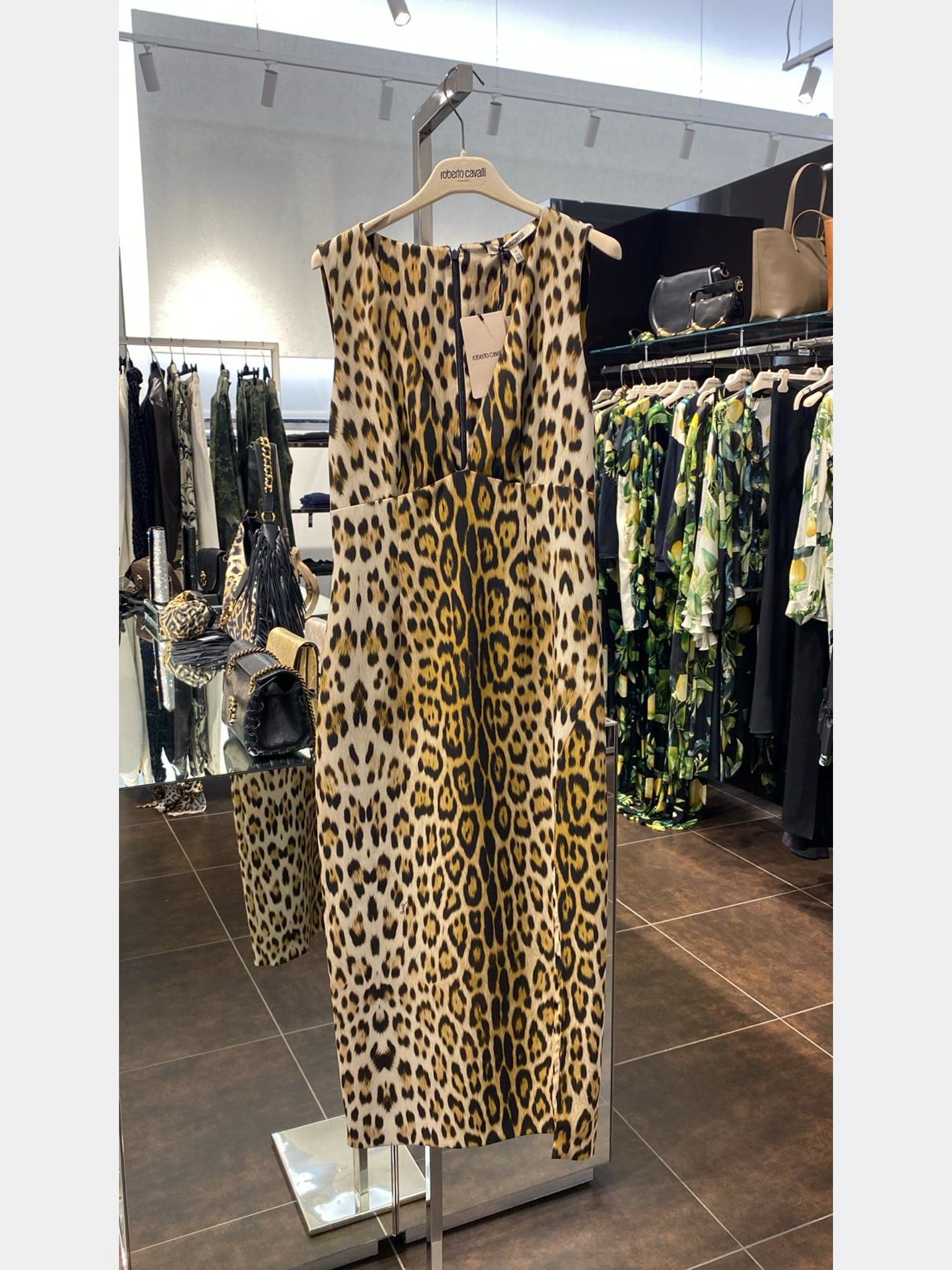 Roberto Cavalli Leopard Print DressRoberto Cavalli