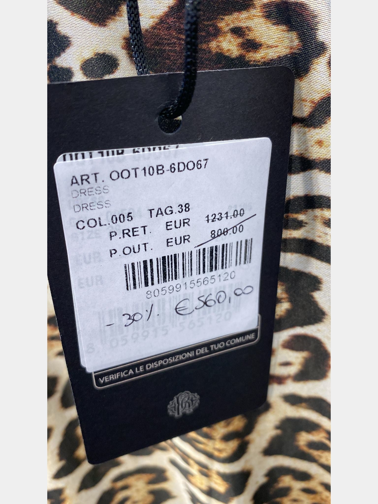 Roberto Cavalli Leopard print DressRoberto Cavalli