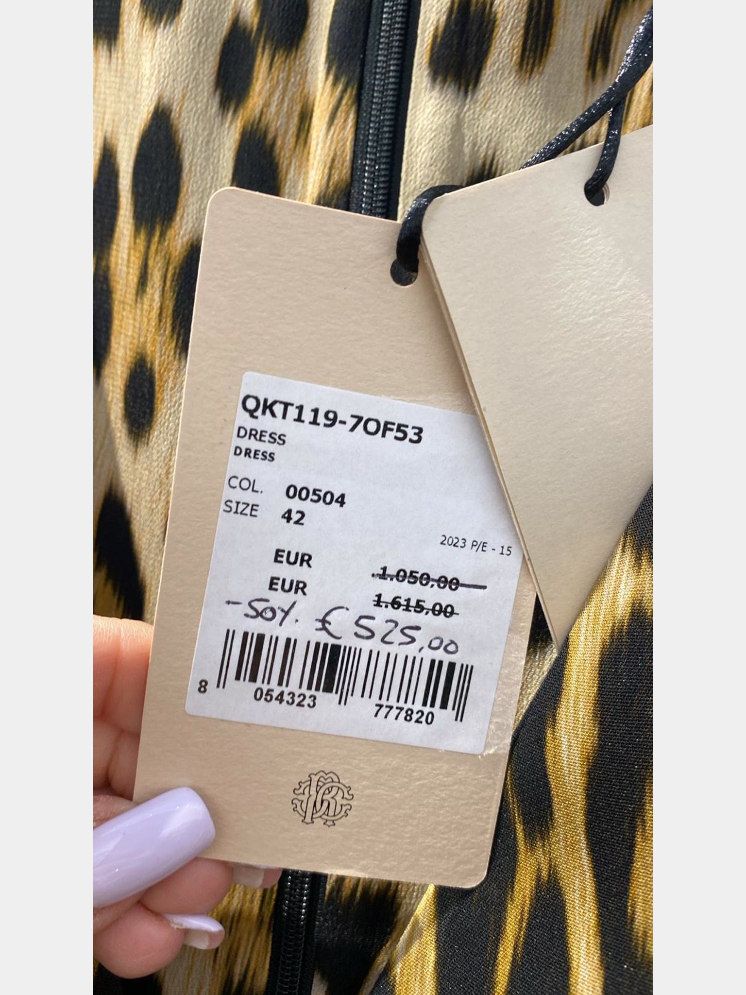 Roberto Cavalli Leopard Print DressRoberto Cavalli