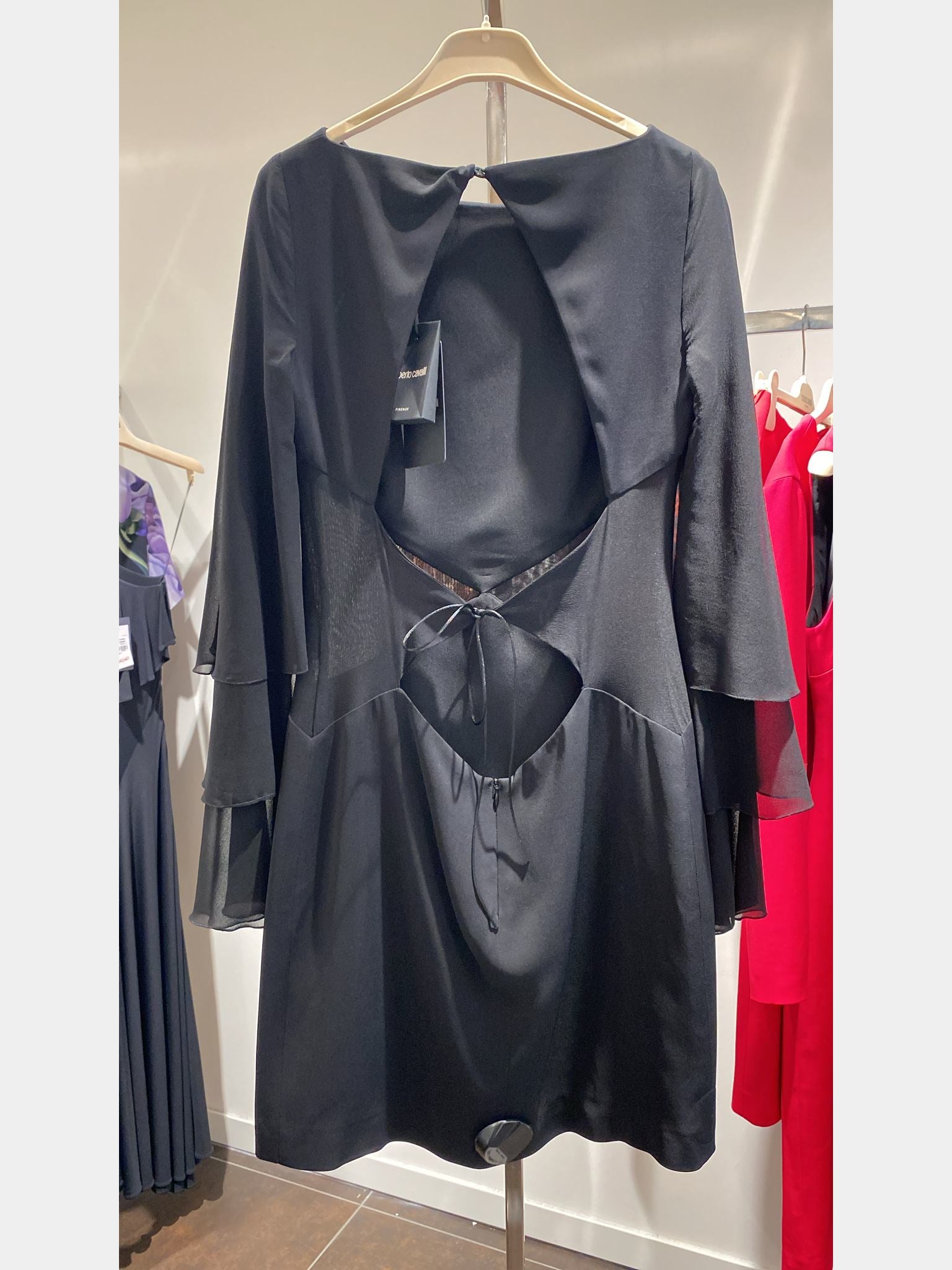 Roberto Cavalli Open - back panelled minidressRoberto Cavalli