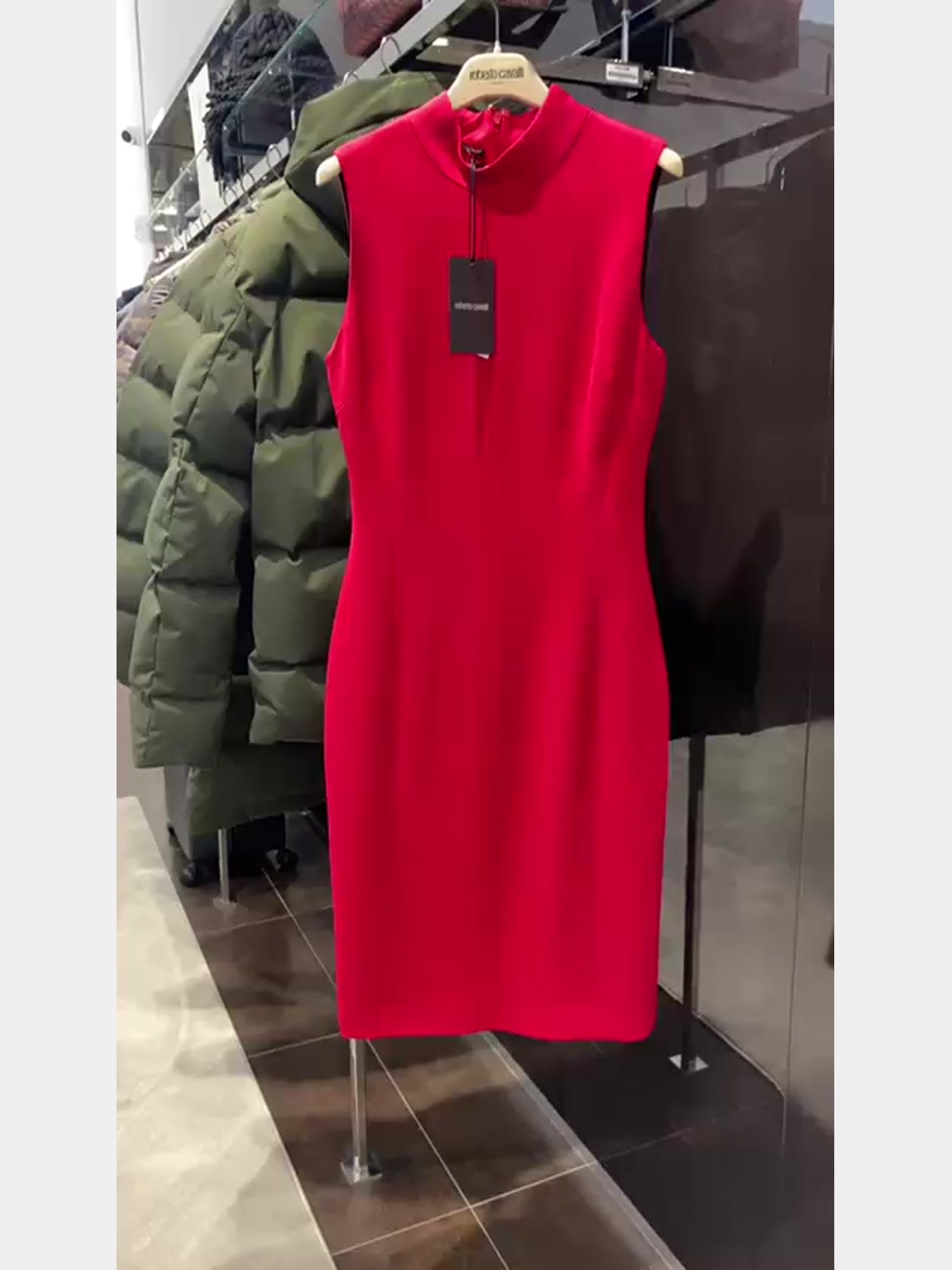 Roberto Cavalli Red DressRoberto Cavalli