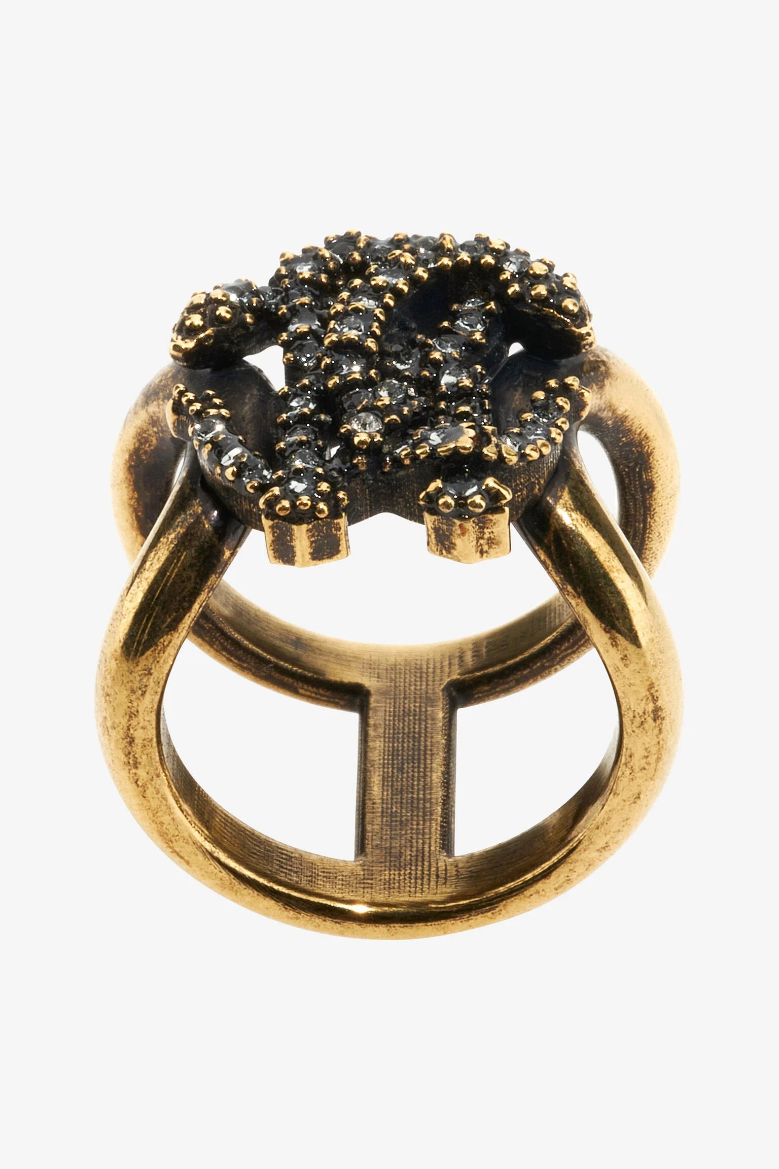 Roberto Cavalli Ring with Monogram RCRoberto Cavalli