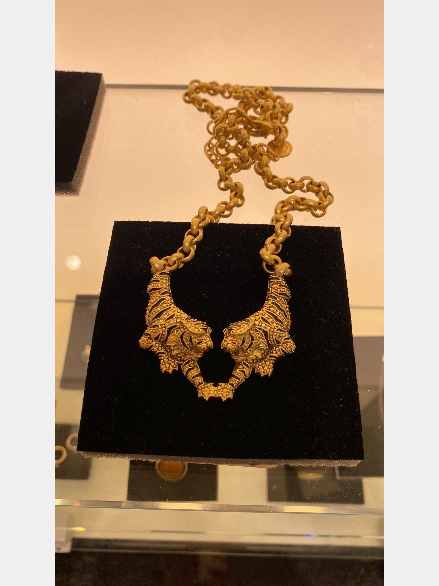 Roberto Cavalli Roar tiger - pendant necklaceRoberto Cavalli