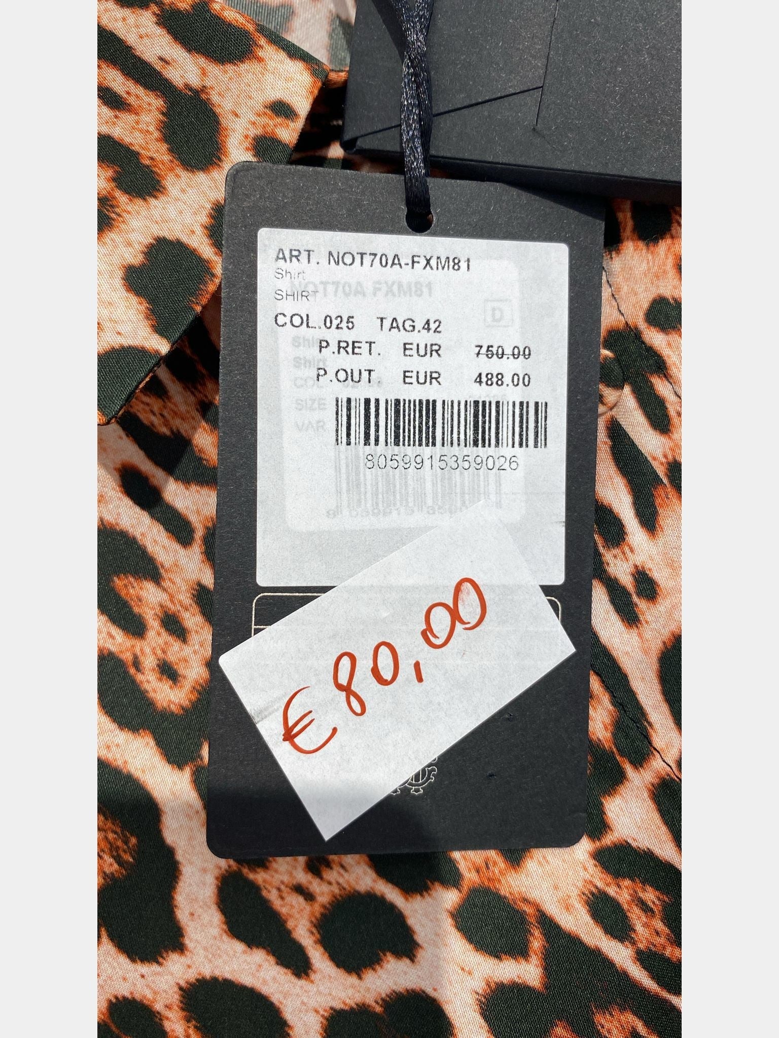 Roberto Cavalli Shirt Leopard PrintRoberto Cavalli