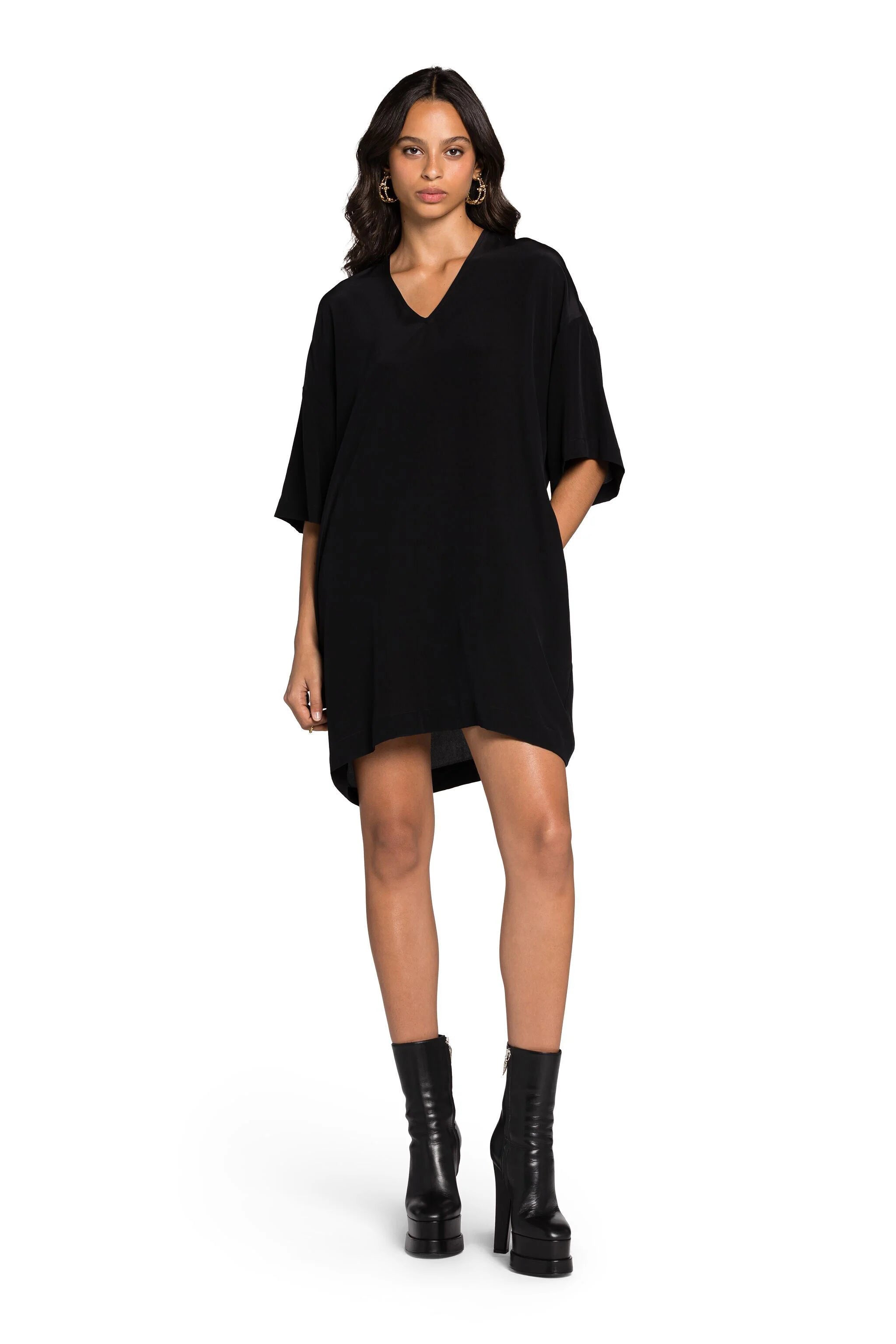 Roberto Cavalli Silk Mini DressRoberto Cavalli