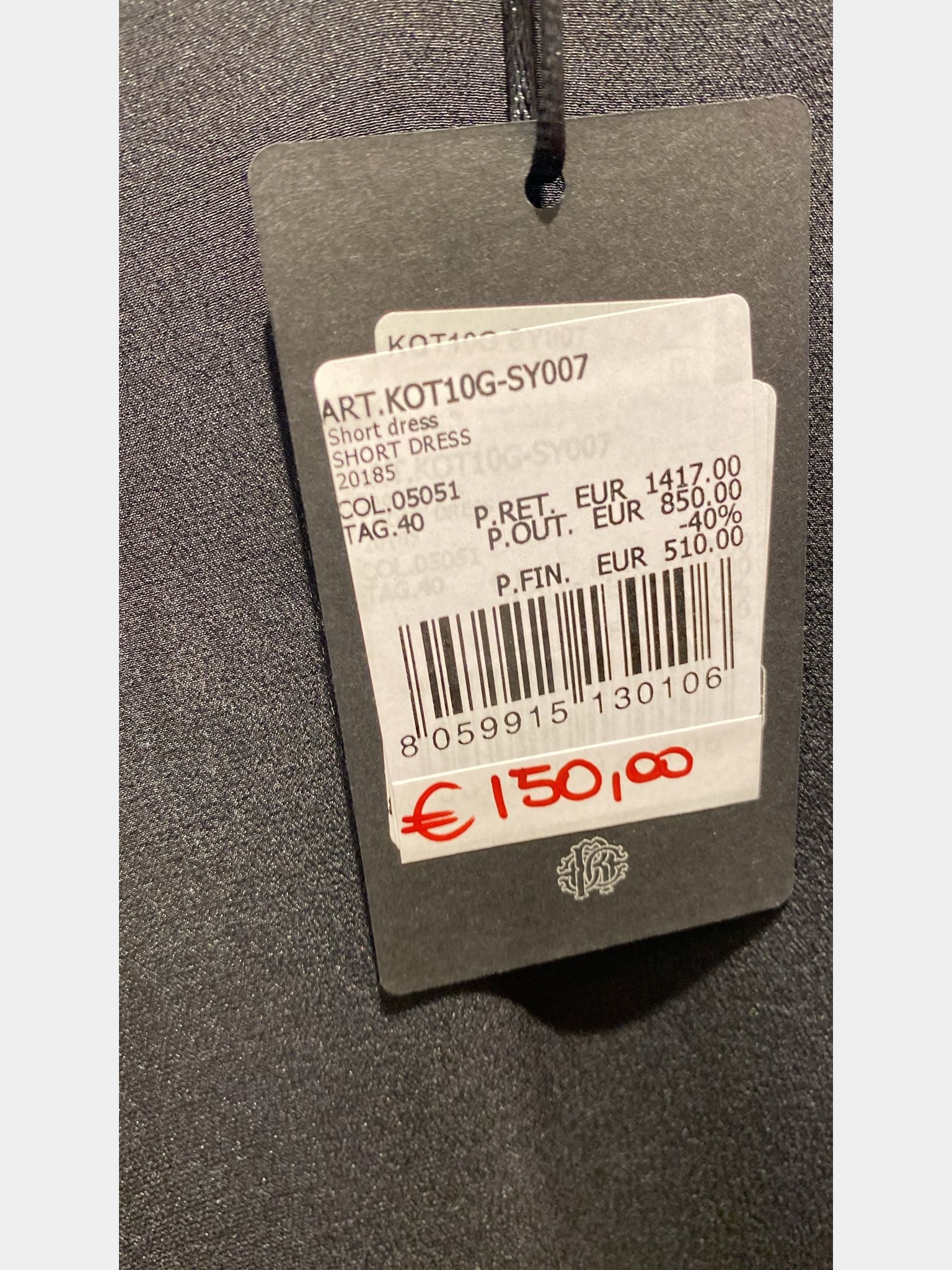 Roberto Cavalli Silk Mini DressRoberto Cavalli