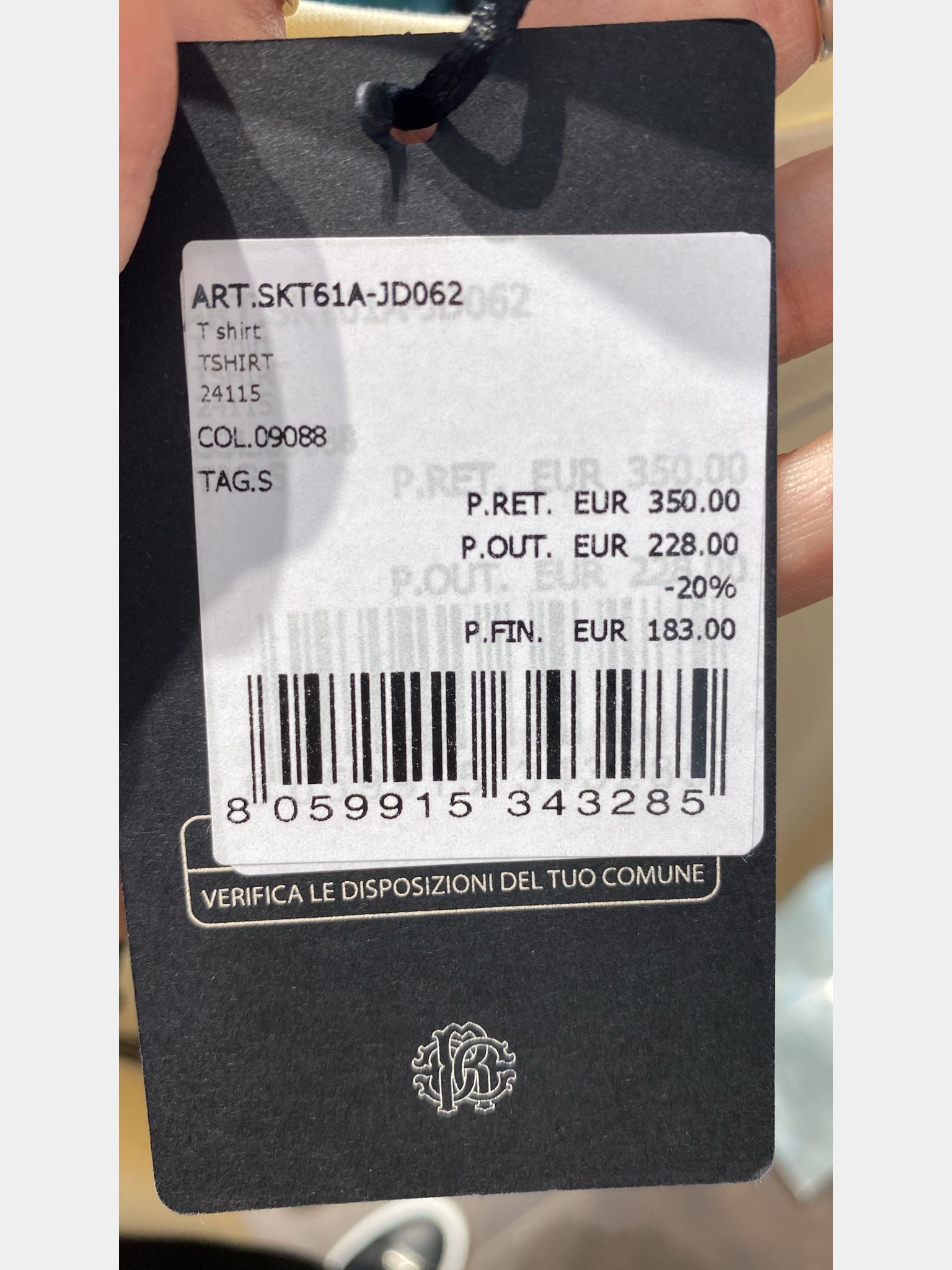 Roberto Cavalli T-shirt Damska SKT61A - JD062Roberto Cavalli