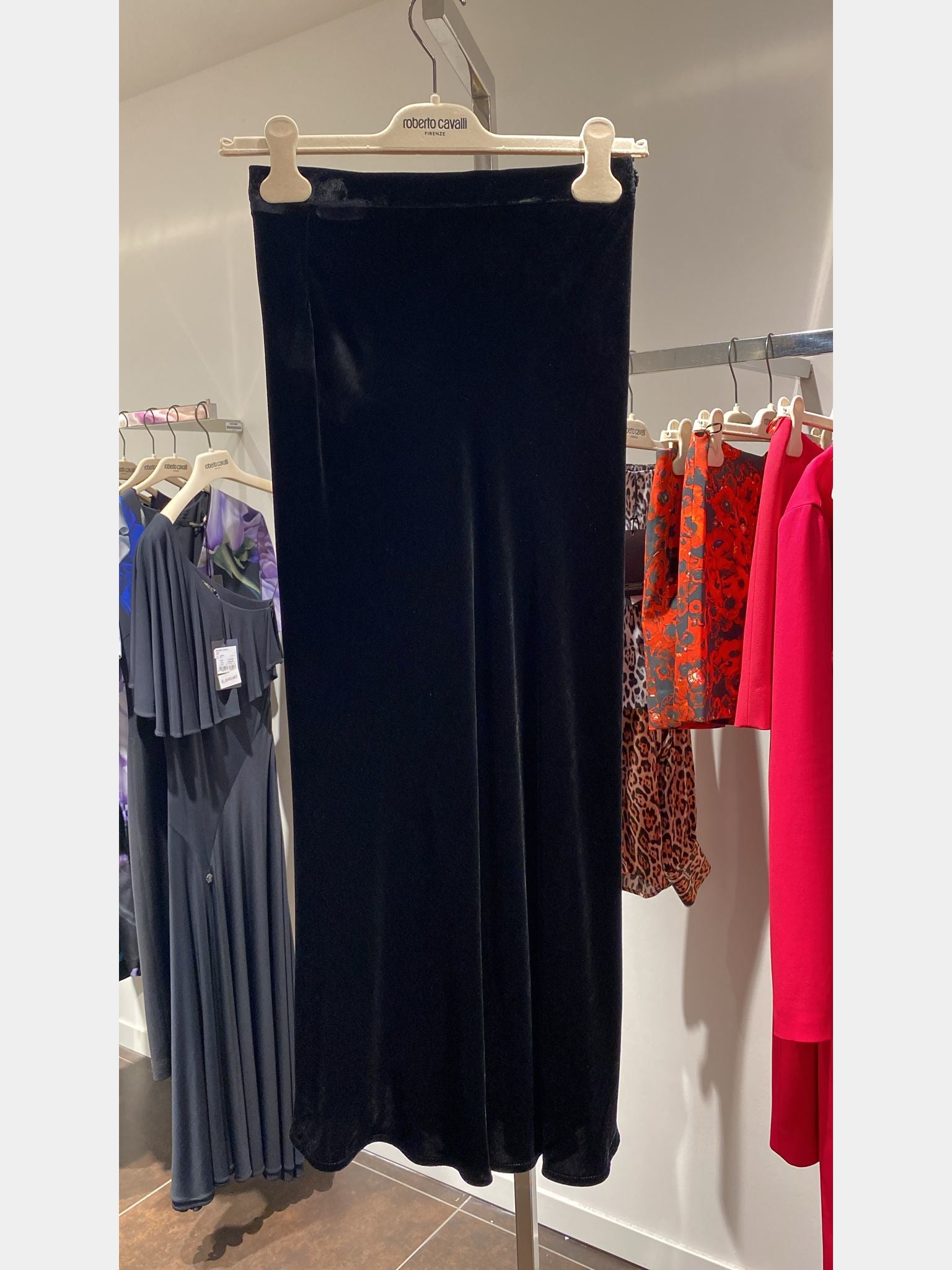 Roberto Cavalli Velvet midi skirtRoberto Cavalli