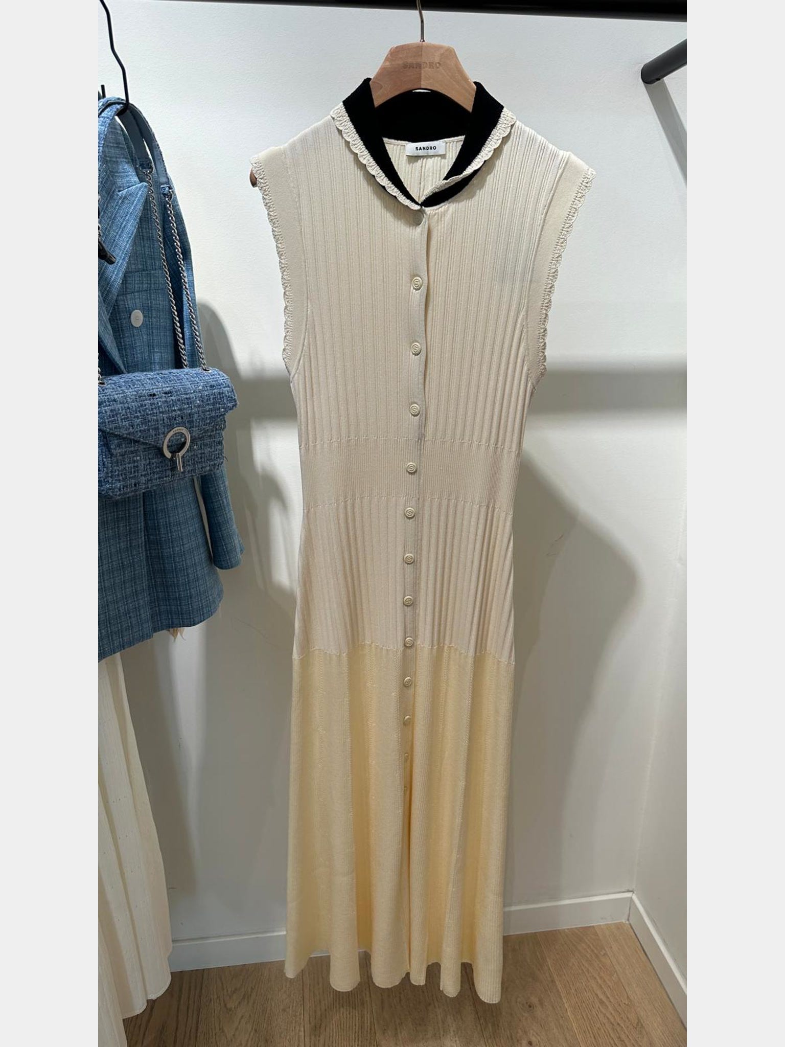 Sandro H23laurene Ecru DressSandro