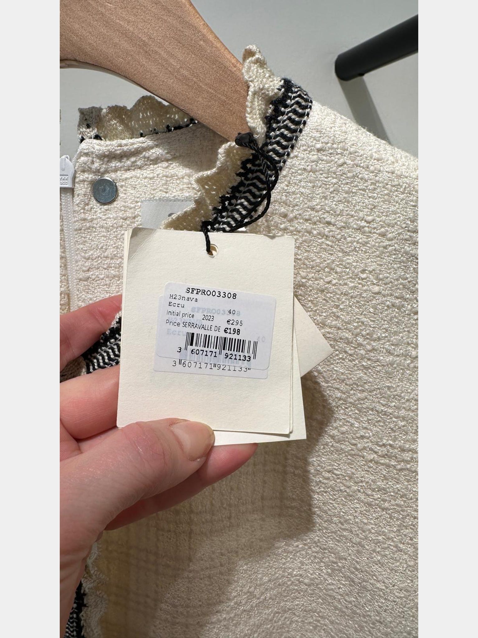 Sandro H23nava Ecru DressSandro